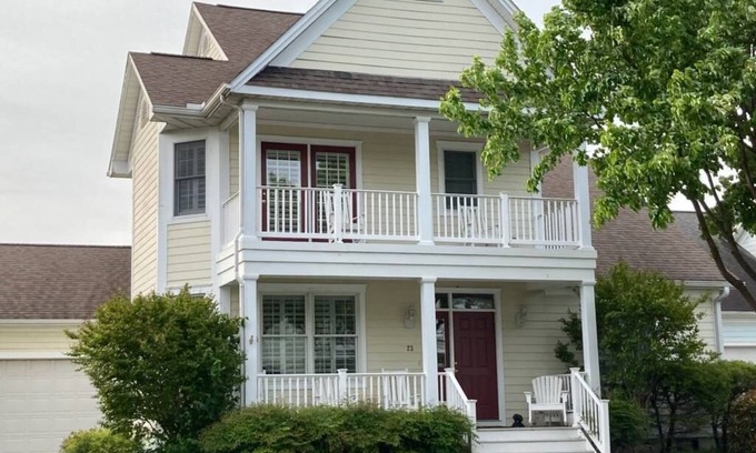 Ocean View House | Large 5 bed/4 bath house with fence next to tennis courts in Bear Trap Dunes