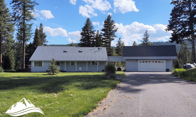 Seeley Lake House | Large, Comfortable Home | Sleeps 8 | On the Clearwater River | Dog Friendly