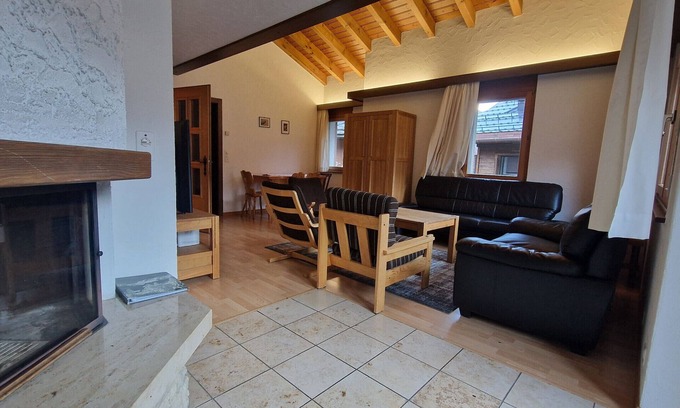 Saas-Fee Apartment | Large flat with 6 bedrooms near the car park P1 in Haus Etzel
