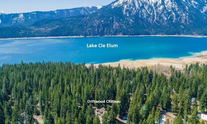 Cle Elum House | Large Group Mountain Getaway w/GameRM+SPA+3rd Nt Free Limited Avail