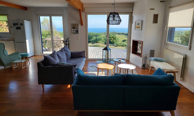 Plogoff House | Large, modern holiday home with beautiful Breton sea views