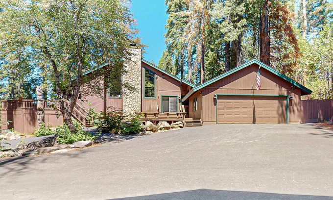 Shaver Lake House | Large Mountain Home w/Guest House, Game Room, Fireplace, Wifi, & Private W/D