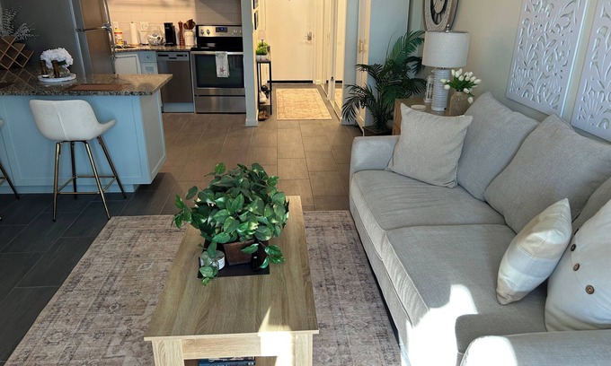 Vanderbilt Beach Condo | Large Updated Studio, 5 minute walk to Beach w/Captained Boat Time, Marina View