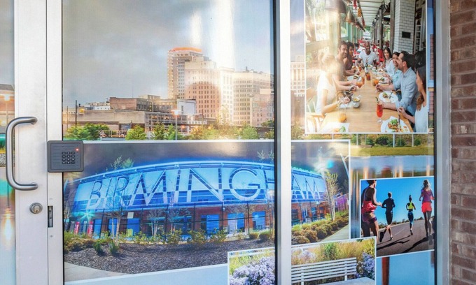 Five Points South Apartment | Lavish one bedroom apartment in downtown Birmingham with rooftop stadium views.