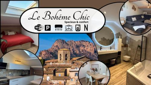 Puget-sur-Argens Apartment | LE BOHEME CHIC - Terrasse BBQ Espace & Confort - Clim et Parking Gratuit - Idéal Famille - PLAGE 15 min - OFFRE SPECIALE