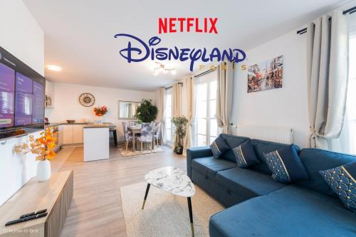 Serris Apartment | Le Cartier Appt F3, 7mn Disneyland, Parking,Terrace