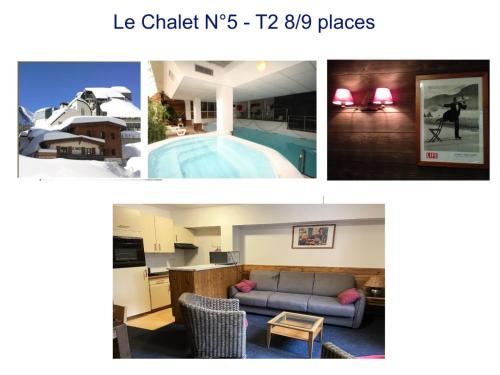 Eaux-Bonnes Apartment | Le Chalet - Piscine - 2 Pièces pour 9 Personnes MAE-6003