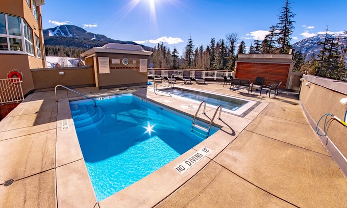 Blackcomb Apartment | Le Chamois 510 - Ski in Ski out, Common Area Pool, Hot Tub & Gym