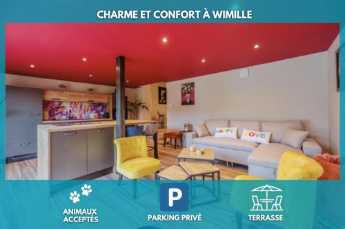 Wimille Apartment | Le Coloré, Apt 90m2, 4 pers, Wimille proche Wimereux