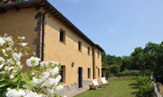 Corbara Villa | Le Coste (Orvieto) suggestive panorama, garden, swimming pool on the farm