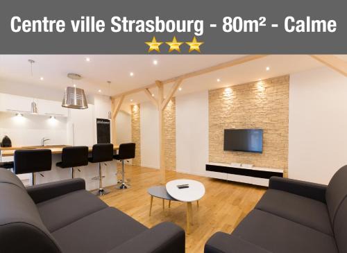 Poincare Apartment | Le Faubourg - Apt 3étoiles, Centre Ville, Calme, Spacieux