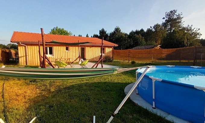 Le Porge House | Le Goupil vue sur la Forêt et la Prairie à 10 Minutes de L'océan