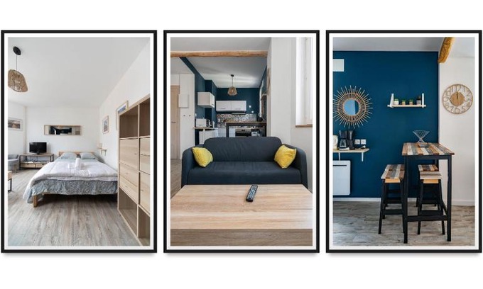 Quartier de France Apartment | Le Jean Bapt- Charmant studio à proximité du plan d’eau