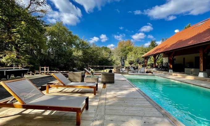 Moustey House | Le Moulin D'hourtoy Entre Forêt er Rivières