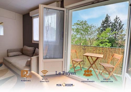 Troyes Apartment | Le Payen - 3 chb Confort - balcon - Mon Groom