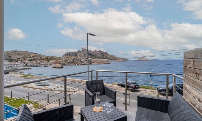 8th Arrondissement House | Le Pointu des Goudes - Avec vue mer et collines