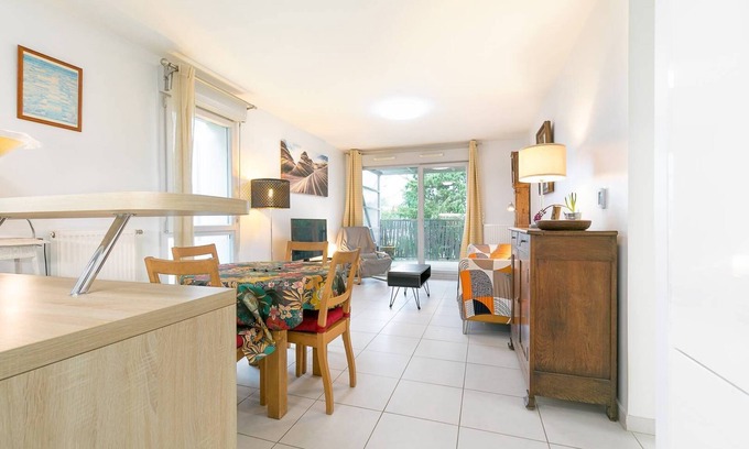 Parc-Chevreul Apartment | Le Taranis, appartement 2 chambres avec parking