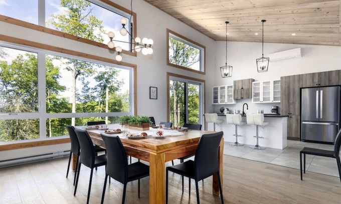 Nominingue Cabin | Le VÜ Boréal, à Nominingue, Laurentides