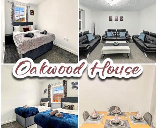 Leicester House | Leicester Oakwood House 6 Bed-Sleeps 11-Private Garden-Free Parking