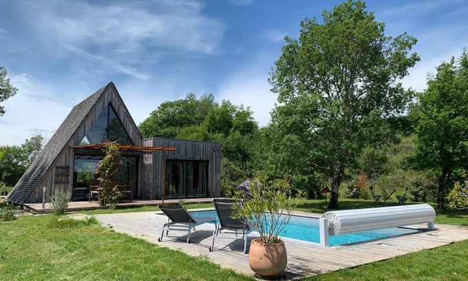 Saint-Martin-Labouval House | Les Trigones du Causse -Maison atypique avec Piscine Privée