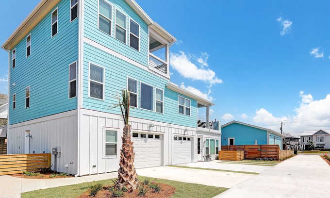 Kure Beach House | Listen to the Waves from Boho Chic Palm Paradise
