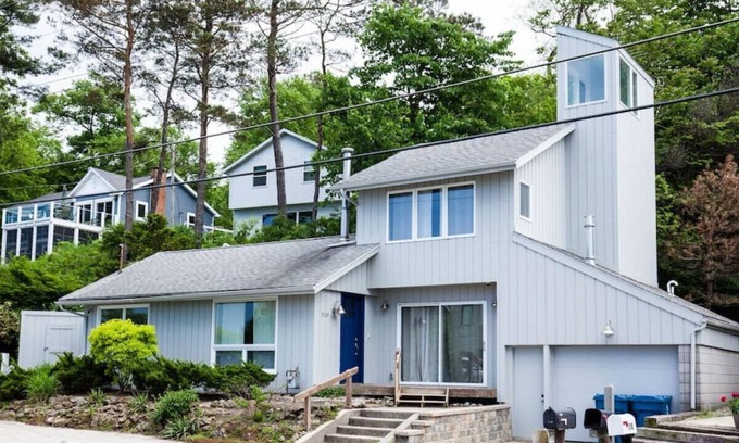 Michigan City Cottage | Little Blue Across from the Beach · Little Blue Across from the Beach