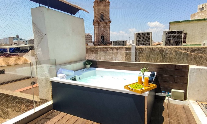 Centro Apartment | Living4malaga Skyline Rooftop Jacuzzi