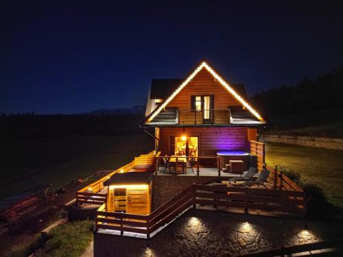 Lapsze Nizne Apartment | LK Mountain Residence segmenty z prywatnym jacuzzi i widokami na góry i jezioro