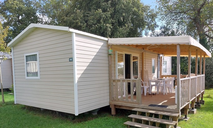 Litteau House | Location 498 | Elegance mobile home at Domaine de Litteau 4* without Fun Pass