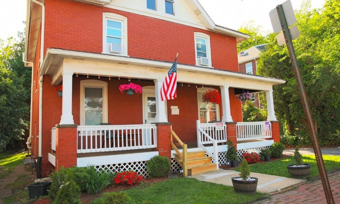 Farrandsville House | Lock Haven Home with Fire Pit - Walk to Main St