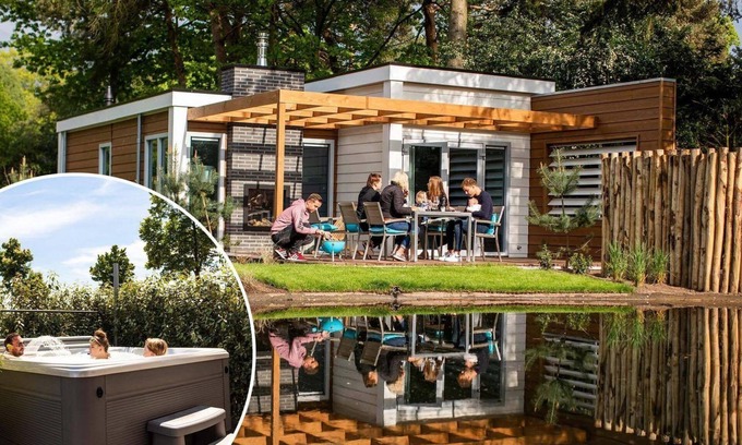 Lunteren Ski Chalet | ✓ Lodge Royal at Landgoed de Scheleberg ✓ Vacation house for 4 people ✓ Located in Lunteren (Gelderland) ✓ Vacation park in the Veluwe ✓ Book directly with the park