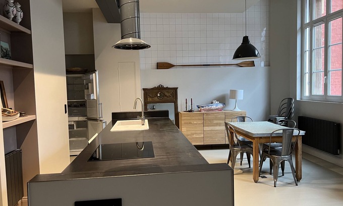 Dieppe Apartment | Loft, apartment like a home, charm and comfort (6-7pers)