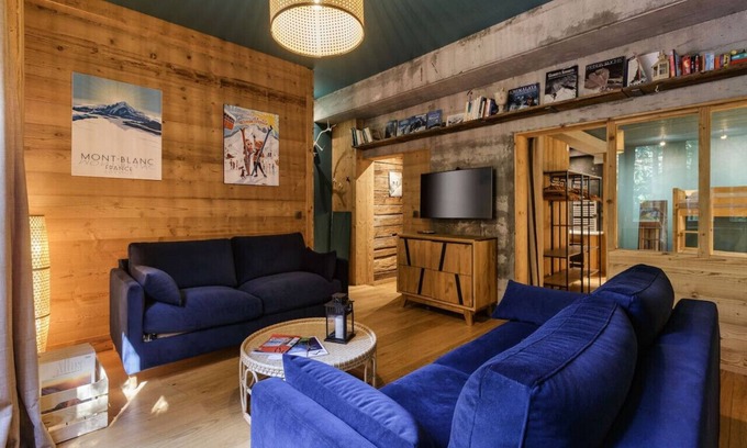 Les Houches Apartment | Loft Bellevue Remonté | Center | Swimming pool | Parking