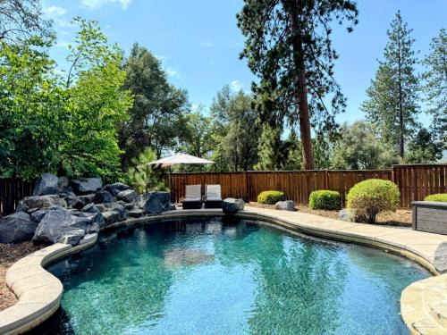 Coarsegold House | Log Cabin w/pool, spa, game room, sleeps 20
