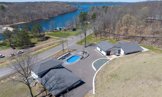 Brill House | Long Lake Retreat-Heated Pool/Hot Tub-Multi-Family Haven-Long Lake Frontage