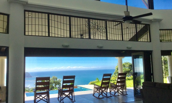 Samara Villa | LOOK AT THIS VIEW and VILLA!nHigh Elevation/180 Degree Beach/Ocean/Jungle View