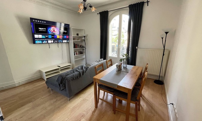 Aubervilliers Apartment | Lovely 2-bedroom apartment with WiFi near Paris - for Olympic games