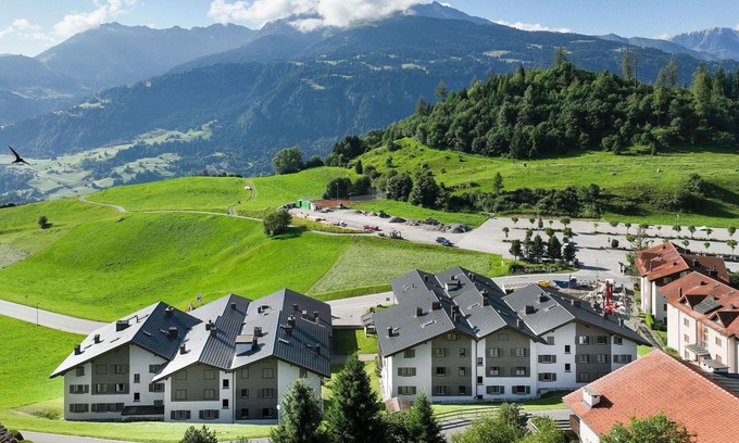 Falera Apartment | Lovely apartment for 4 people with pool, WIFI, TV, balcony and panoramic view