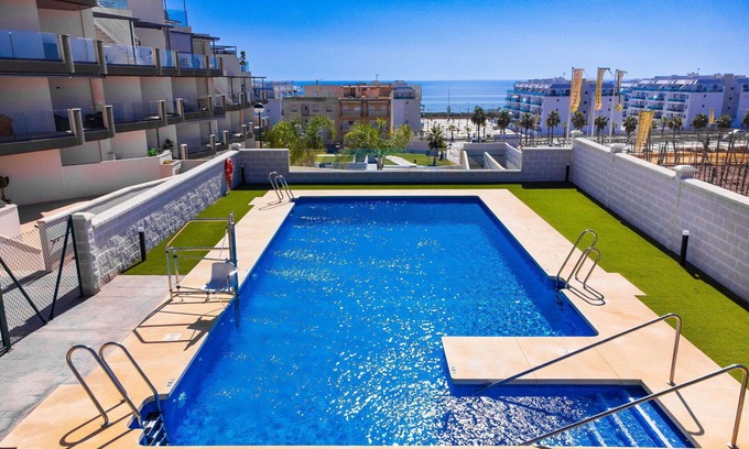 Los Llanos Apartment | Lovely apartment for 4 guests with pool, WIFI, A/C, TV and patio