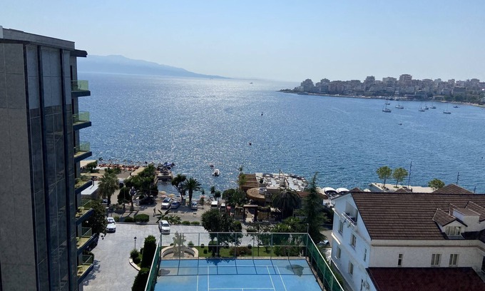 Sarande Apartment | Lovely Seaview Apartment Saranda - 70m from Beach + Dedicated Garage