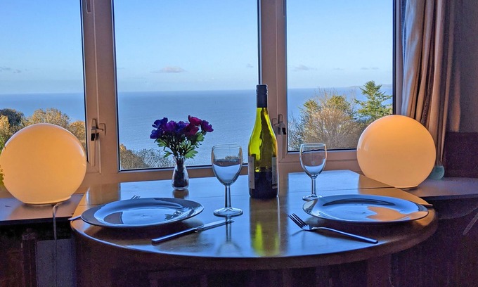 Bucks Cross Ski Chalet | Lovely Seaview Cabin Overlooking North Devon Sea