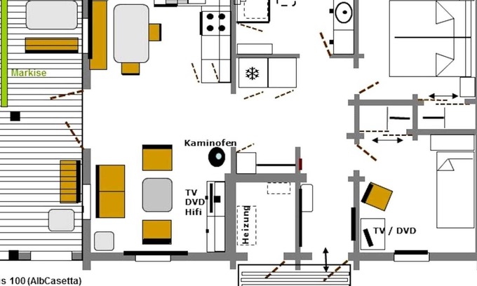Hayingen House | Ltd-100, 3 Pers., ca. 60qm - Ferienpark Lauterdörfle 1.1
