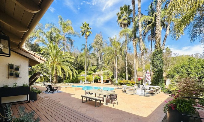 Covenant Villa | Lux Living in Rancho Santa Fe: Sleeps 16, Pool, Jacuzzi, and Endless Fun!