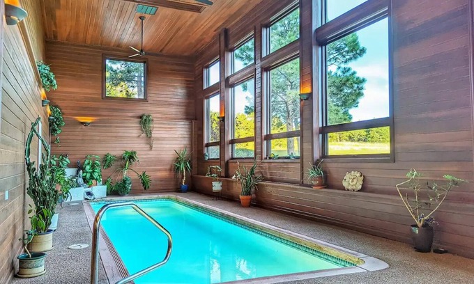 Colorado Springs House | Lux Mansion/Heated Indoor Pool/Spa/Game Room/Theater/Pikes Peak Views