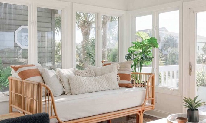 Folly Beach House | 🏝️Luxe 5BD w/Pool, Marsh Views & Steps to Beach