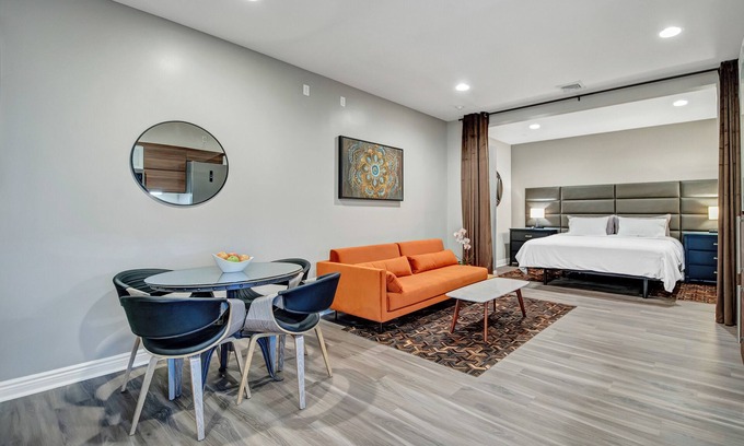 Warwick Apartment | Luxe Loft on Main St.- Steam Shower, ZeroG King Bed, Designer Kitchen, Elevator!