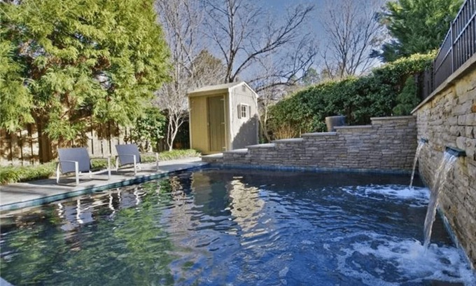 Poncey-Highland House | Luxe Urban Brick Home with Private Pool