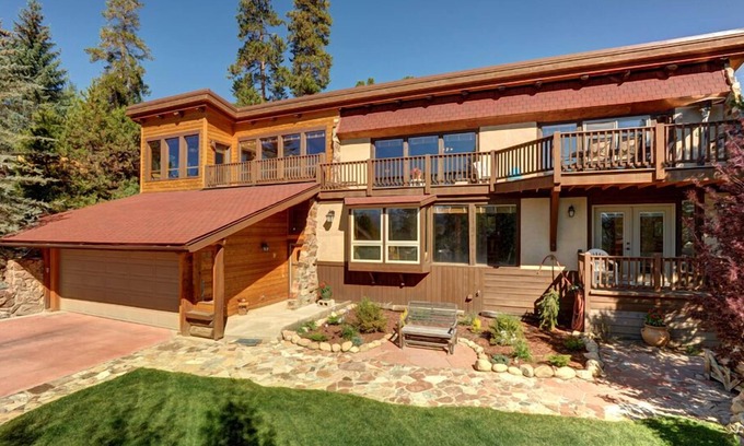Dillon House | Luxuriously Rustic Home with Lake Views, Private Hot Tub