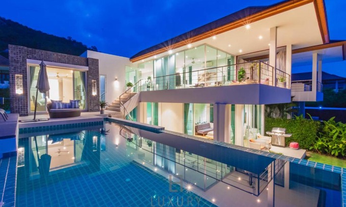 Khao Tao Villa | Luxury 3 Bedroom Villa, Sea View PM-A5