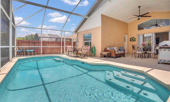 Indian Point House | Luxury 4BR Home - Pool, Games, BBQ - Near Disney!
